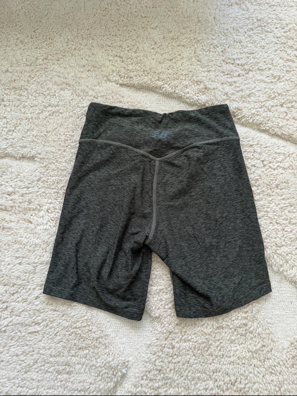 New Balance Women's Charcoal High-Rise Bike Shorts - Picture 2 of 2